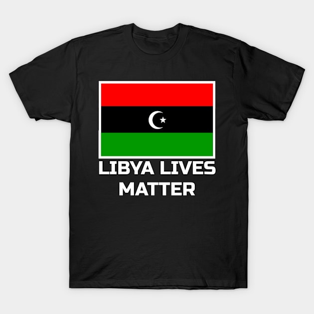 Libya Lives Matter T-Shirt by Aisiiyan